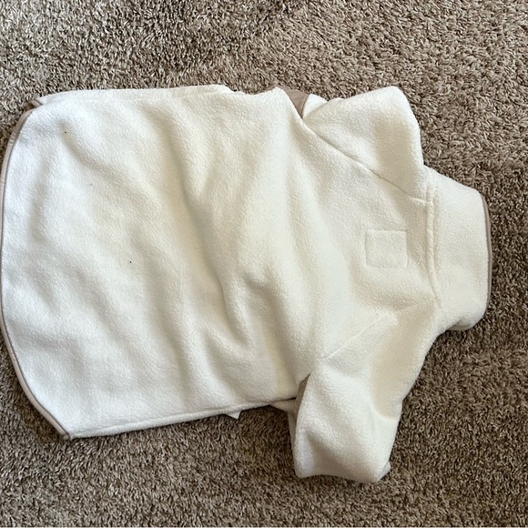 Abercrombie & Fitch White Fleece Pullover, S - Picture 6 of 6